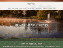 Tablet Screenshot of pinewindsapts.com